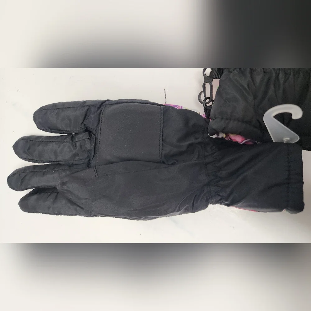 S/M Girls Hello Kitty Ski Gloves Young Kids  Multicolor Pink Design Winter New